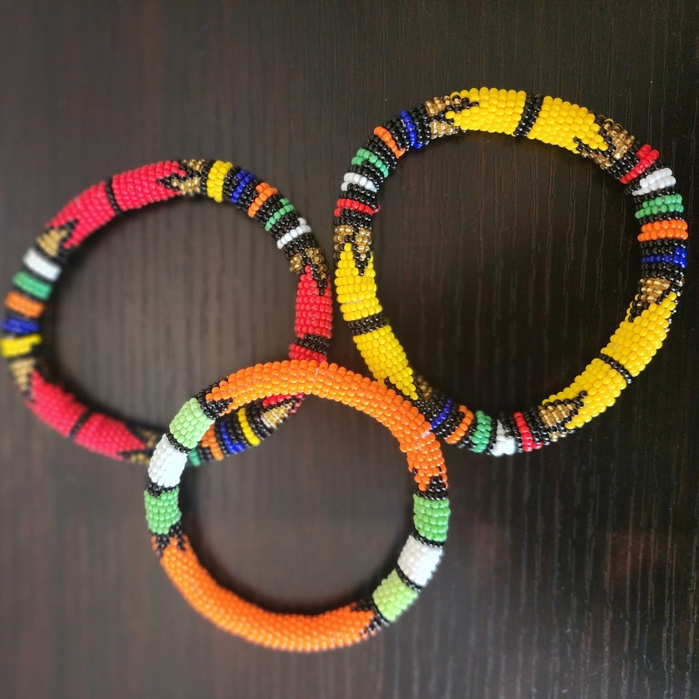 African Zulu bracelets